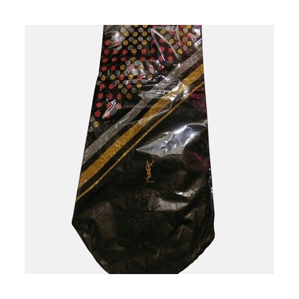 ✨YSL  MENS  NECKTIE  BLACK  - 입생로랑 남성용 넥타이 블랙