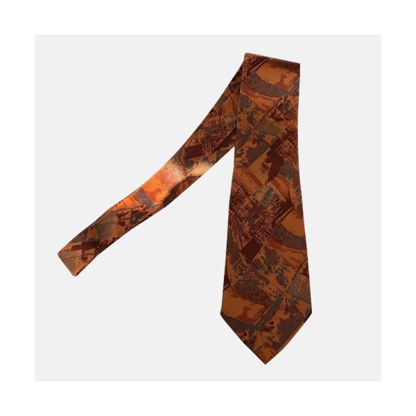 ✨FENDI   MENS  NECKTIE BROWN  -  펜디 남성용 넥타이 브라운