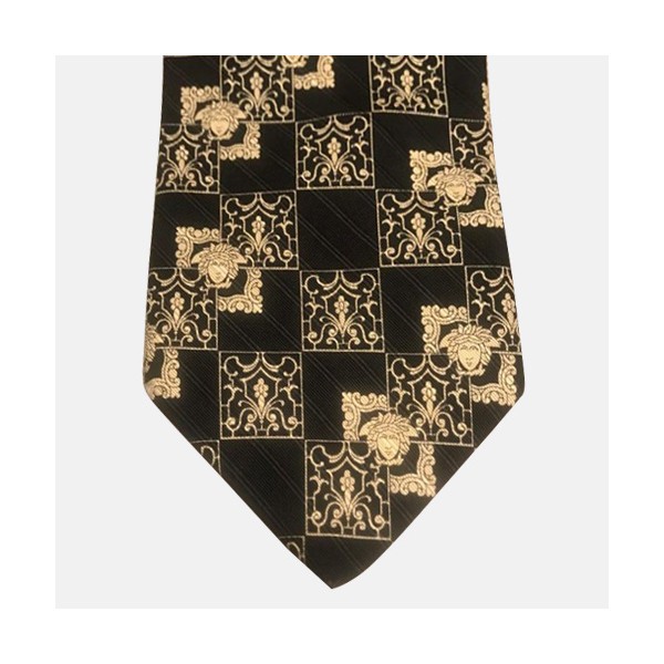 ✨VERSACE   MENS  NECKTIE  BLACK  - 베르사체  남성용 넥타이 블랙