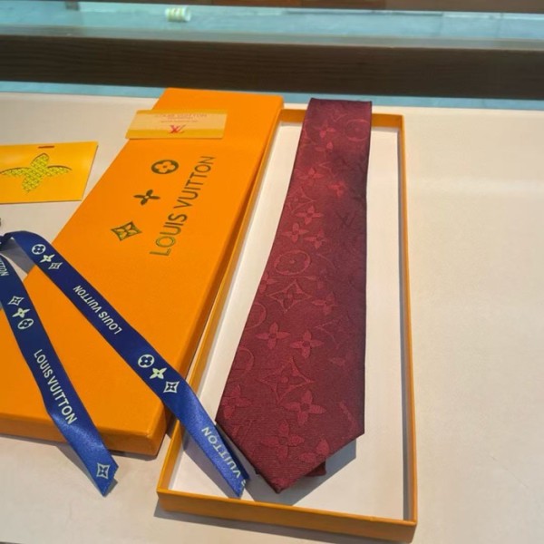 ✨Louis Vuitton  MENS  NECKTIE  레드- 루이비통  남성용 넥타이 레드-lou00002