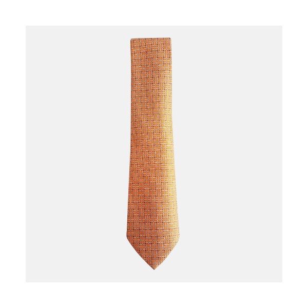 ✨HERMES   MENS  NECKTIE  ORANGE -  에르메스 남성용 넥타이  오렌지
