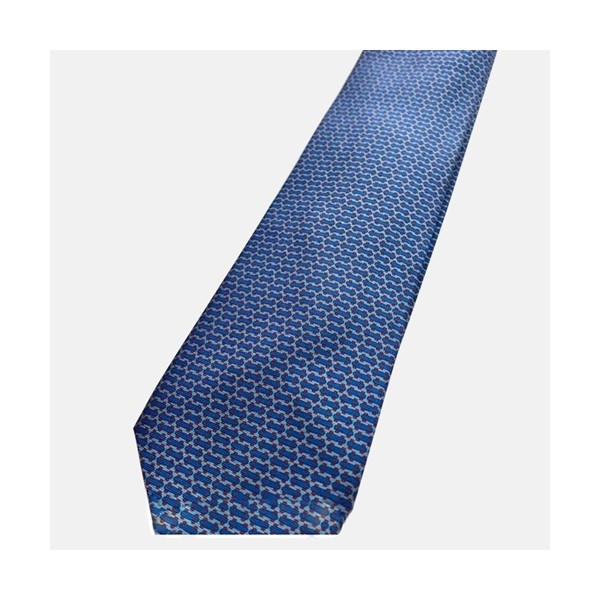 ✨HERMES   MENS  NECKTIE BLUE  -  에르메스 남성용 넥타이  블루