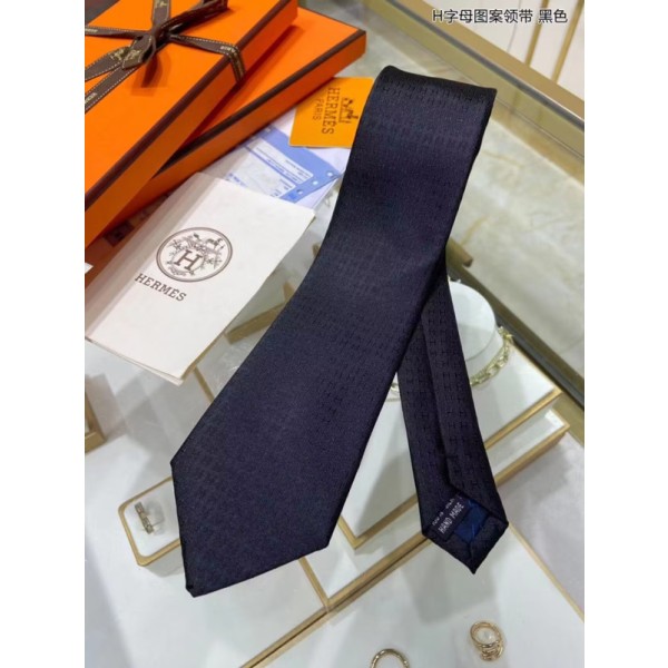 ✨Hermes  MENS  NECKTIE   NAVY  -  에르메스 남성용 넥타이  HM0001