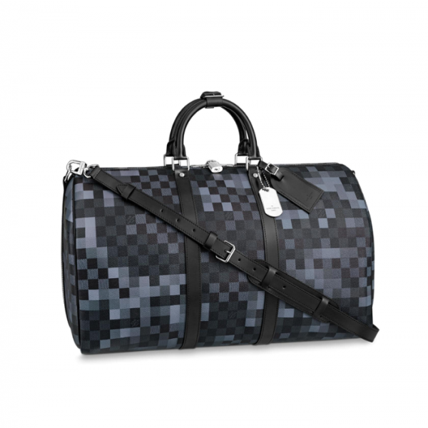 ✨Louis Vuitton 2019 Damier Graphite Bag,50cm - 루이비통 다미에 그라피티 남여공용 여행가방,N40080,LOUB1371,50cm,블랙(그레이)