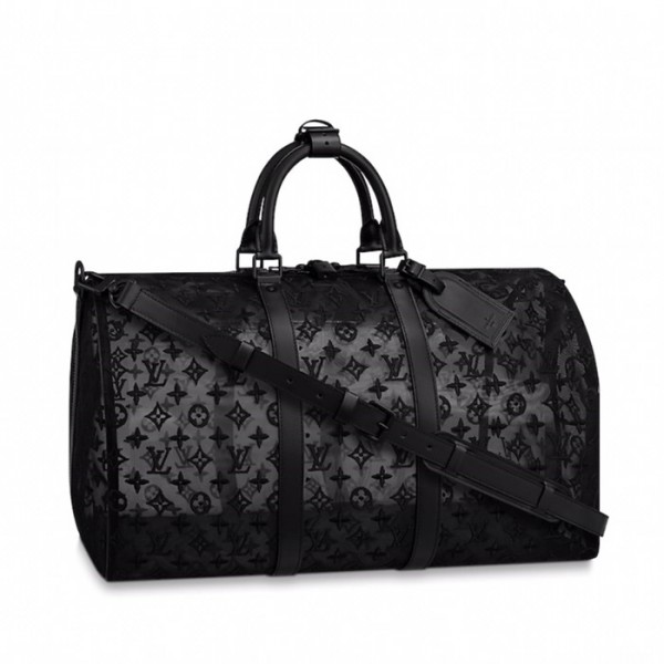✨Louis Vuitton 2019 Keepall Bandouliere  Bag,45cm - 루이비통 2019 키폴 반둘리에 남여공용 여행가방 M53971,LOUB1483,45cm,블랙
