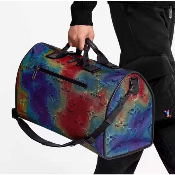 ✨Louis Vuitton 2019  Keepall Bag,50cm - 루이비통 2019 키폴 남여공용 여행가방,M44939,LOUB1884,50cm,멀티