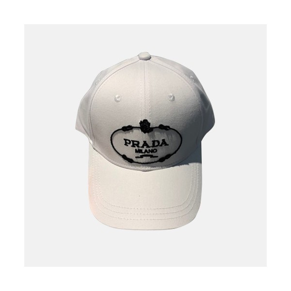 ✨Prada 2020 Mm / Wm Cap - 프라다 2020 남여공용 모자 PRAM0015, 화이트