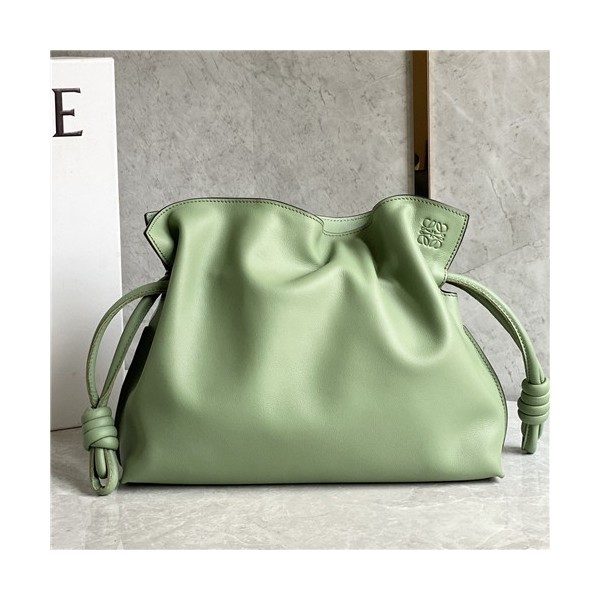 ✨[로에베]Loewe 2021 Women's Leather Clutch Bag/Shoulder Bag,30cm,LOEB0530 - 로에베 2021 여성용 레더 클러치백/숄더백,30cm,그린