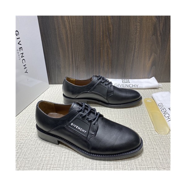 ✨Givenchy 2021 Men's Leather Derby Shoes,GIVS0181 - 지방시 2021 남성용 레더 더비슈즈,Size(240-270),블랙