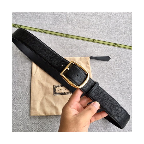 ✨Gucci 2021 Men's Leather Belt,3.8cm,GUBT0223 - 구찌 2021 남성용 레더 벨트,3.8cm, 블랙