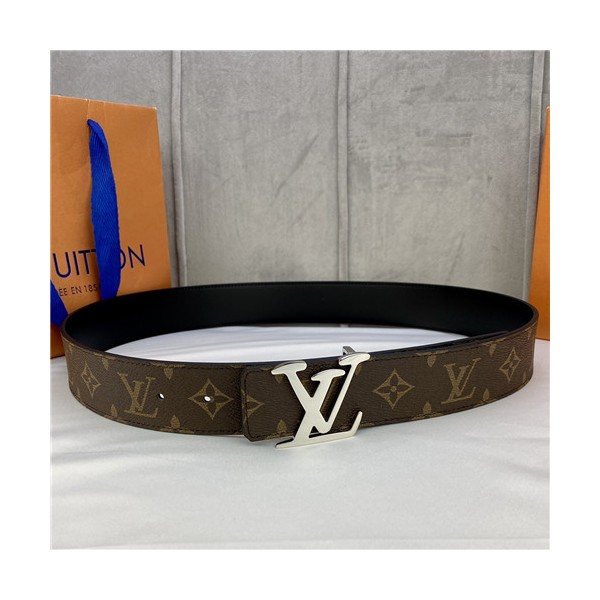 ✨Louis Vuitton 2021 Men's Leather Belt,3.5cm,LOUBT0227 - 루이비통 2021 남성용 레더 벨트,3.5cm,브라운