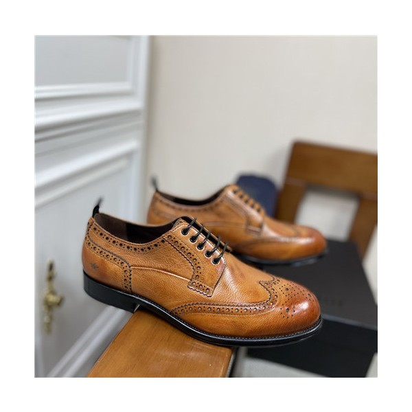 ✨Dior 2021 Men's Leather Oxford Shoes,DIOS0470 - 디올 2021 남성용 레더 옥스퍼드 슈즈,Size(240-270),카멜