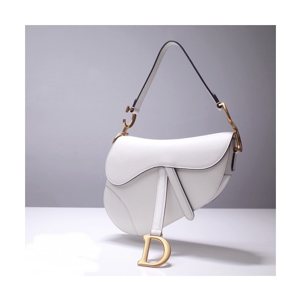 ✨디올  여성 클래식 새들백 Size(19.5cm/25.5cm) 화이트 - Dior   Women's Classic Saddle Bag Dio01638x White
