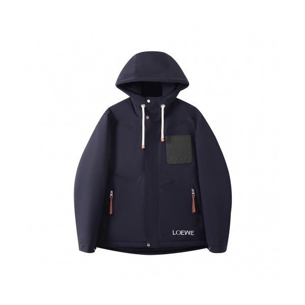 ✨Loewe  Mens Logo Casual Duck-down Jackets Navy - 로에베 2021 남성 로고 캐쥬얼 덕다운 자켓 Loe0543x Size(m - 3xl) 네이비