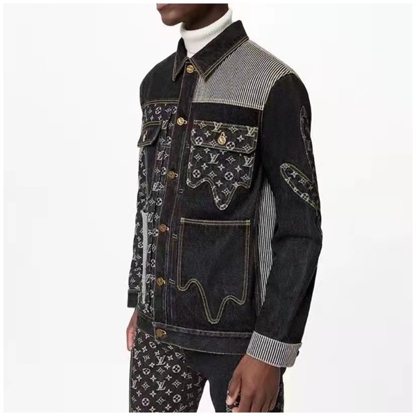 ✨루이비통 남성 데님 자켓 - Louis vuitton Mens Denim Jacket - lou4064x