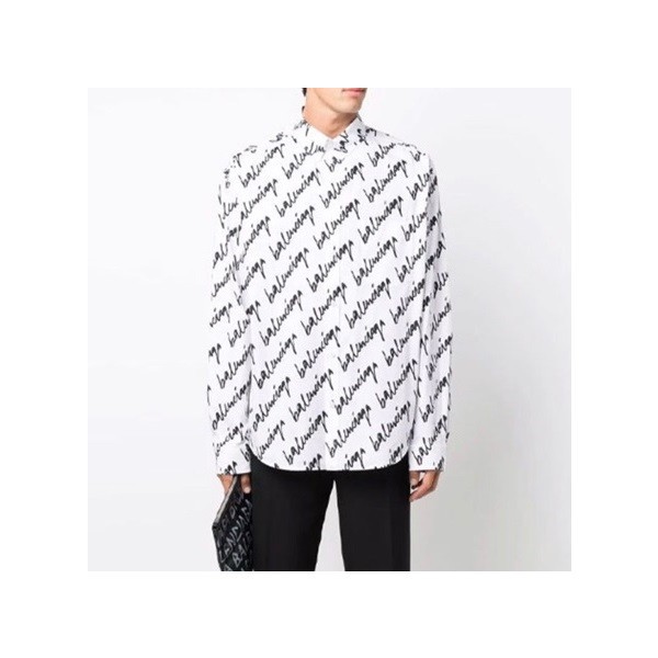 ✨발렌시아가 트렌디 남성 화이트 셔츠 - Mens White Tshirts - bal01401x