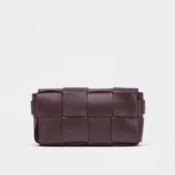✨보테가베네타 남성용 버건디 카세트 벨트백 - Mens Burgundy Cassette Belt-bag - bv0304x