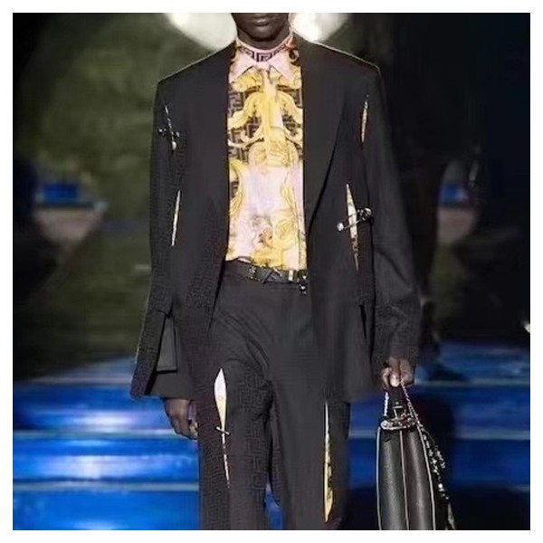 ✨베르사체 남성 트렌디 블랙 자켓 - Mens Black Jackets - Ver0911x