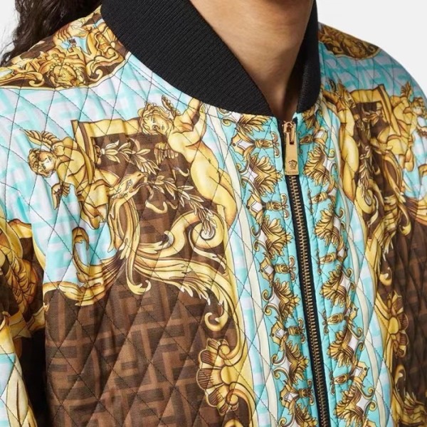 ✨베르사체 남성 캐쥬얼 블루 양면 자켓 - Mens Blue Jackets - ver0916x