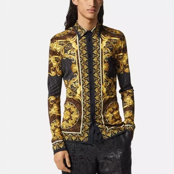 ✨베르사체 남성 옐로우 셔츠 - Mens Yellow Tshirts - ver0917x