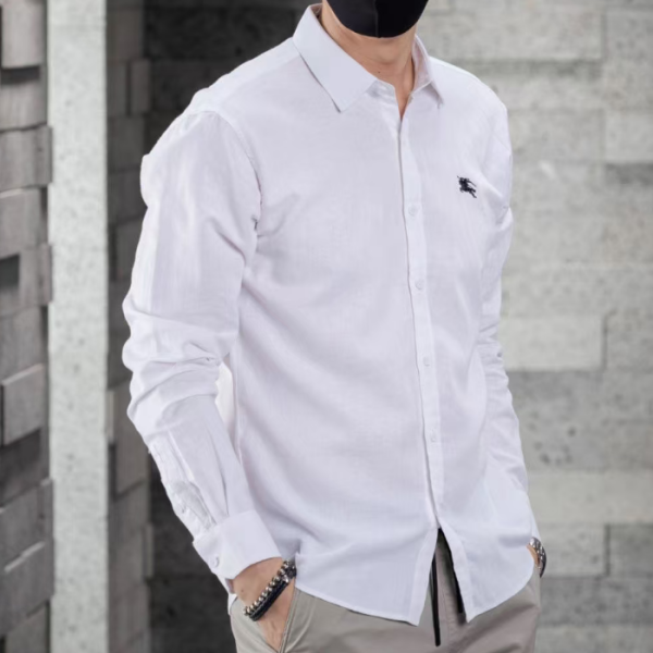 ✨버버리 남성 클래식 화이트 셔츠 - Mens White Tshirts - bur04495x