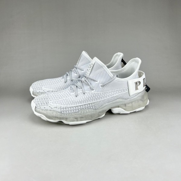 ✨필립플레인 남성 캐쥬얼 화이트 운동화 - Mens White Shoes - phi0155x