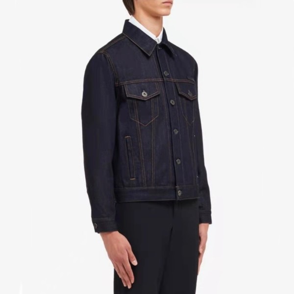 ✨프라다 남성 캐쥬얼 블루 자켓 - Mens Blue Jackets - pra02785x