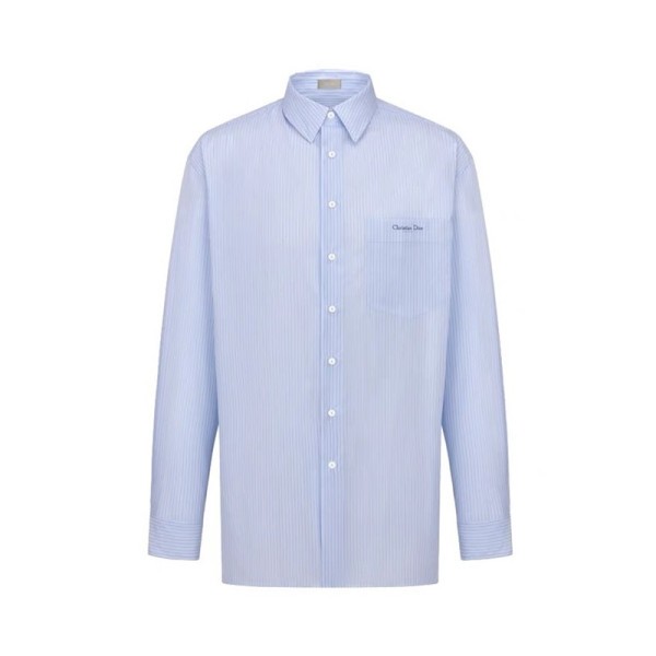 ✨디올 남성 클래식 블루 셔츠 - Mens Blue Tshirts - dio02048x