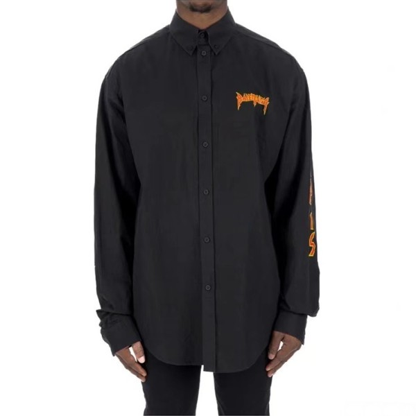 ✨발렌시아가 트렌디 남성 블랙 셔츠 - Mens Black Tshirts - bal01675x