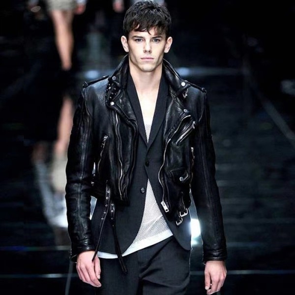 ✨버버리 남성 캐쥬얼 가죽 블랙 자켓 - Mens Black Jackets - bur04508x