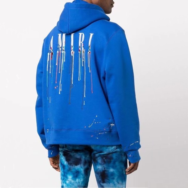 ✨아미리 남성 캐쥬얼 블루 후드티 - Amiri Mens Blue Hoodie - amr0372x