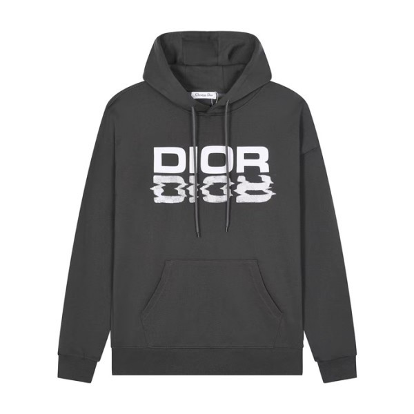 ✨디올 남자 베이직 그레이 후드티 - Dior Mens Gray Hoodie - dio02146x