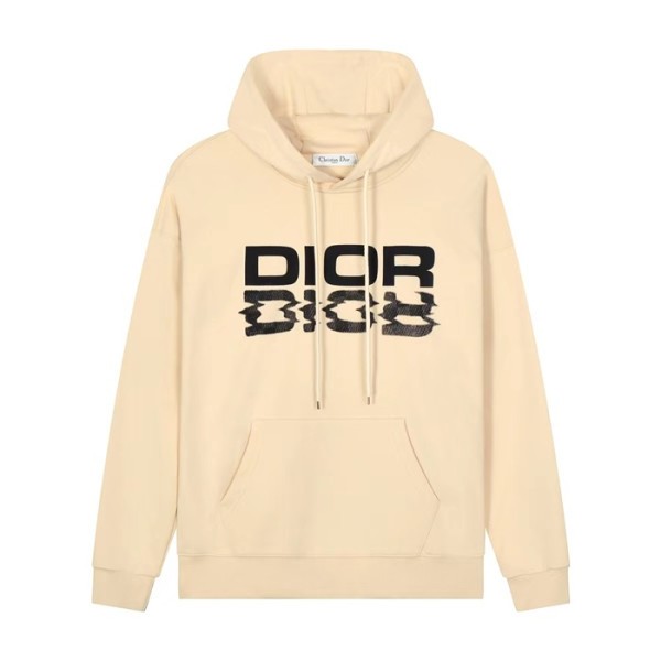 ✨디올 남자 베이직 아이보리 후드티 - Dior Mens Ivory Hoodie - dio02147x