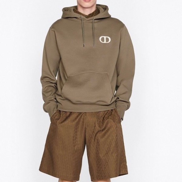 ✨디올 남자 베이직 카멜 후드티 - Dior Mens Camel Hoodie - dio02154x