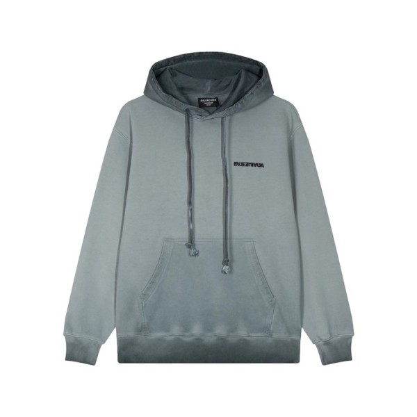 ✨발렌시아가 남/녀 캐쥬얼 블루 후드티 - Balenciaga Unisex Blue Hoodie - bal01717x