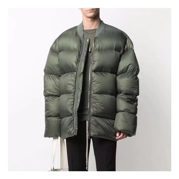 ✨릭오웬스 남성 카키 덕다운 패딩 - Rick Owens Mens Khaki Padding - ric0115x