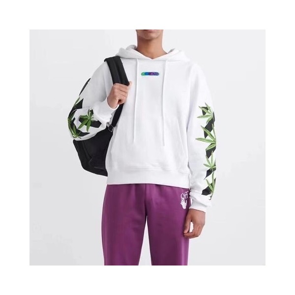 ✨오프화이트 남성 캐쥬얼 화이트 후드티 - Off-white Mens White Hoodie - off0859x