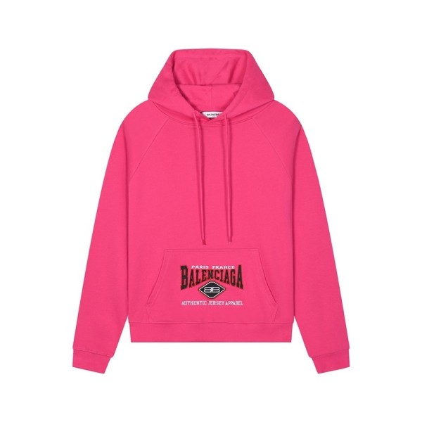 ✨발렌시아가 남/녀 캐쥬얼 핑크 후드티 - Balenciaga Unisex Pink Hoodie - bal01730x