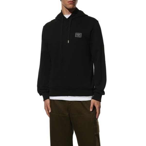 ✨돌체앤가바나 남성 블랙 후드티 - Dolce&Gabbana Mens Black Hoodie - dol0362x