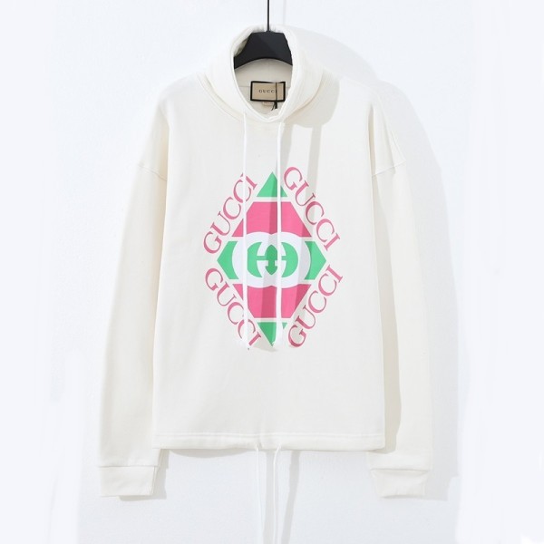 ✨구찌 남/녀 트렌디 화이트 후드티 -  Gucci Unisex White Hoodie - guc05274x