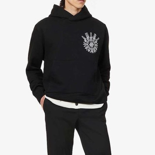 ✨아미리 남성 블랙 후드티 - Amiri Mens Black Hoodie - amr0386x
