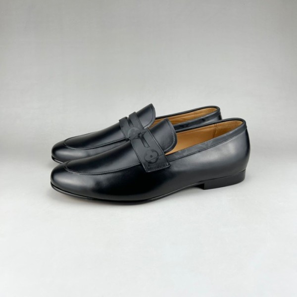 ✨루이비통 남성 히든 블랙 로퍼 - Louis vuitton Mens Black Loafer - lou05339x