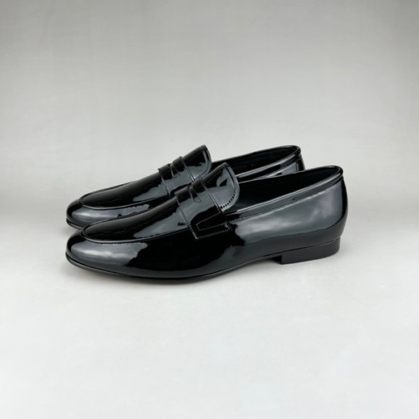✨루이비통 남성 히든 블랙 로퍼 - Louis vuitton Mens Black Loafer - lou05340x