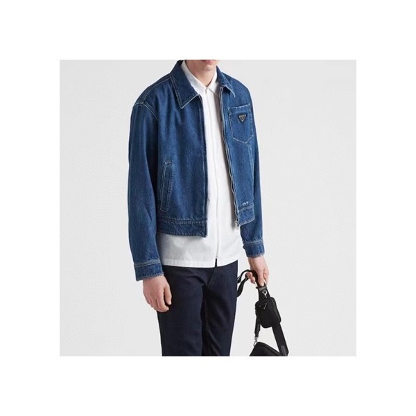 ✨프라다 남성 캐쥬얼 블루 자켓 - Prada Mens Blue Jackets - pra02871x