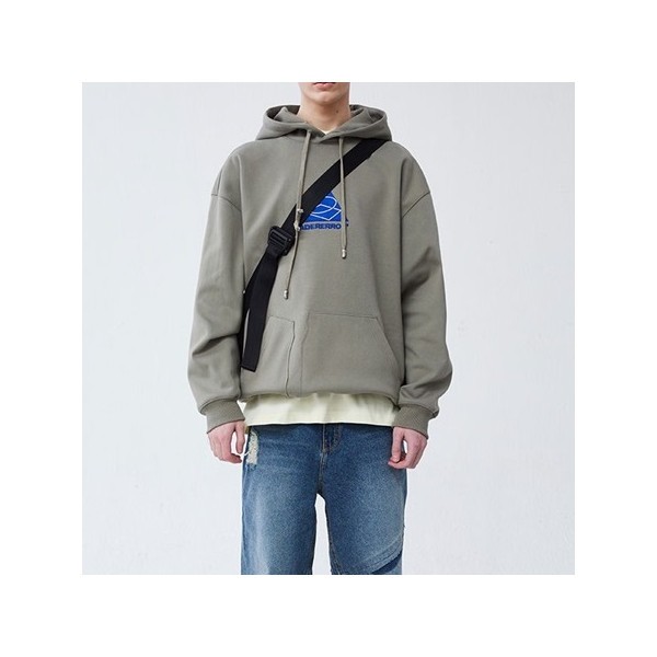 ✨아더에러 남/녀 클래식 그레이 후드티 - ADER Unisex Gray Hoodie - ade0119x