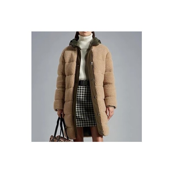 ✨몽클레어 여성 덕다운 화이트 롱패딩 - Moncler Womens White Padding - Moc02535x