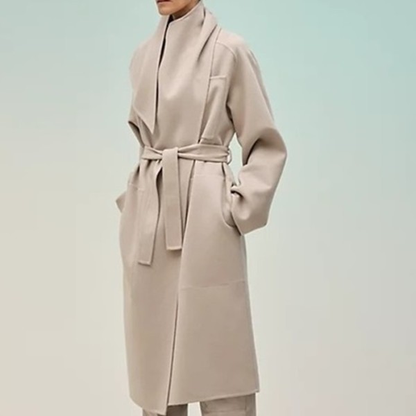 ✨에르메스 여성 클래식 그레이 코트 - Hermes Womens Gray Coats - her0910x
