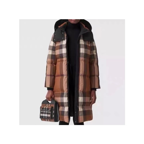 ✨버버리 여성 구스다운 베이지 롱패딩 - Burberry Womens Beige Long Padding - bur04557x