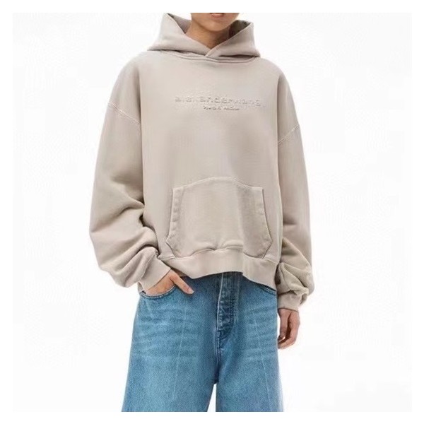 ✨알렉산더왕 남성 캐쥬얼 베이지 후드티 - Alexander wang Mens Beige Hoodie - alx0221x