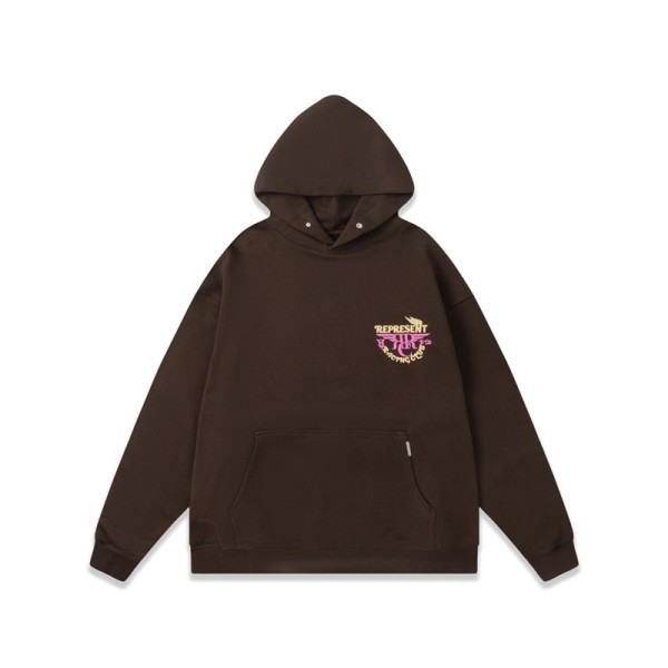 ✨리프리젠트 남성 브라운 후드티 - Represent Mens Brown Hoodie - rep0061x
